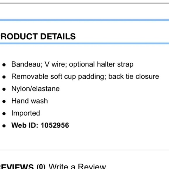 Trina Turk Woodblock Floral Bandeau Bikini top - Picture 7 of 8